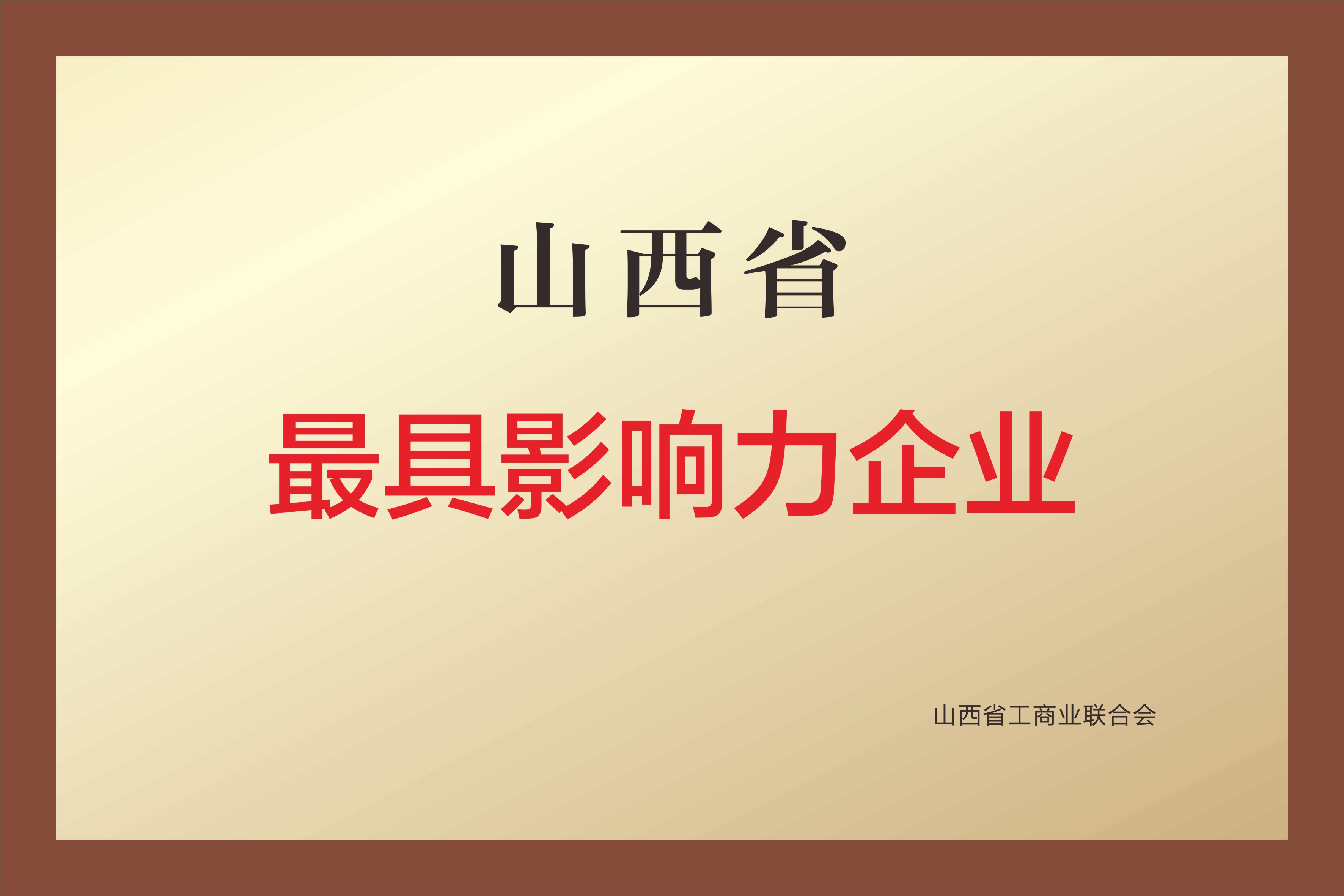 山西最具影响力企业 山西最具影响力企业